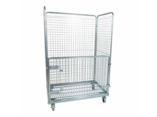 rolcontainer,draagverm. 600kg,HxLxB 1820x800x1200mm,4draadgaaswanden
