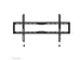 Support mural TV Neomounts LEVEL 43-86 inch support plat noir