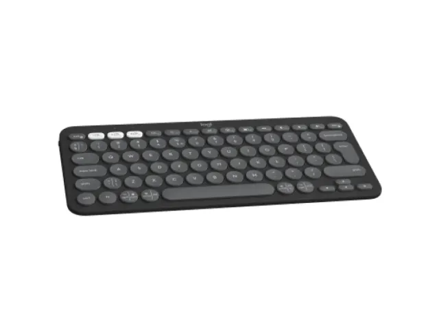 Logitech Pebble Keys 2 K380s draadloos toetsenbord QWERTY US Grafiet