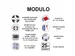 Module de classement Modulo Shades of Grey 10 tiroirs fermés - Gris