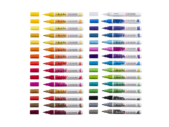 Ecoline Brush pen etui van 30 stuks set Primaire