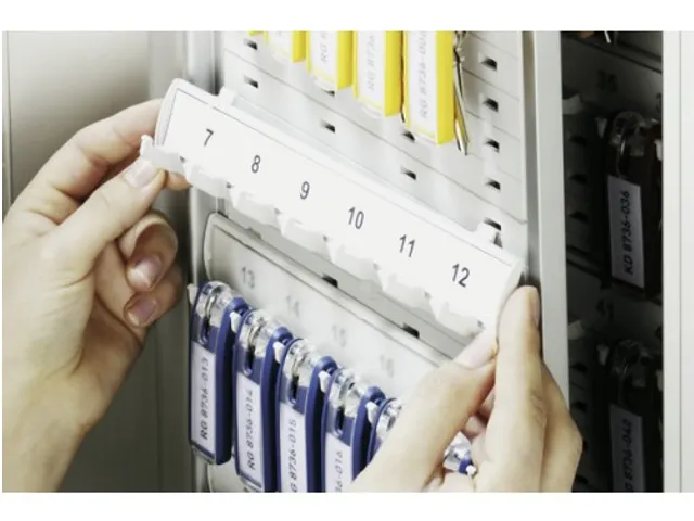 Panneau mural pour clés