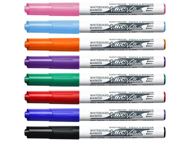 Viltstift Bic Velleda 1741 whiteboard rond medium zwart