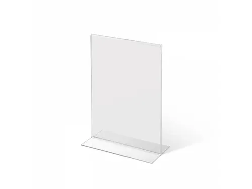 Folderhouder A6 T-stand Acryl staand