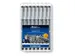 Fineliner Staedtler Pigment 308 zwart 8 stuks assorti lijnbreedtes