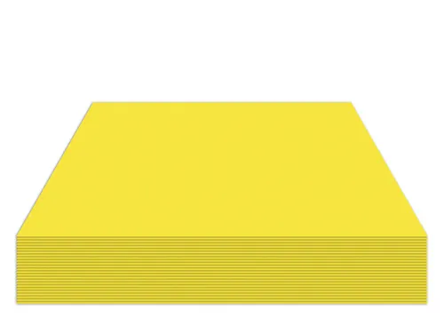 Fotokarton Kangaro 50x70cm 300gr bananengeel pak 25 vel