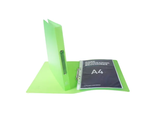 Ringmap 2 Ringen 20mm Polypropyleen Chromaline A4 Assorti