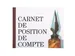 Piqûre position de compte 16x19,5cm 40pages -