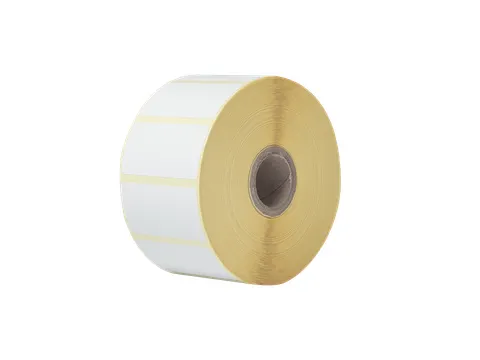 Brother BDE-1J026051-102 voorgestanste labelrol met witte labels van 5