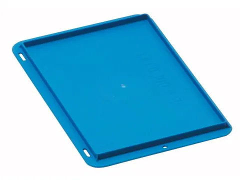 Oplegdeksel Voor Euronorm Stapelkrat Voor Lxb 600X400Mm Kleur Blauw