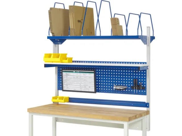 opbouwelement,v. werkbank,HxBxD 1130x1500x350mm,draagverm. 100kg,staal