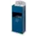 Combi-Asbak 500X200X125Mm Achterwand Verzinkt Plaatstaal Blauw