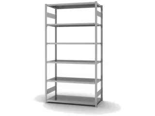 magazijnstelling,grondveld,HxBxD 2500x1360x635mm,vakl. 190kg - 2