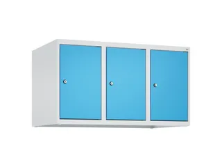 opzetkast,v. locker,3vak.,vak B 300mm,HxBxD 500x900x500mm,vleugeldeur - 1