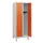 schoollocker,HxBxD 1630x600x500mm,2vak,vak B 300mm,cil.-slot,voeten