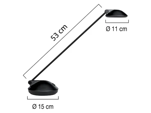 Bureaulamp Unilux Joker led zwart