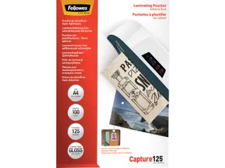 Fellowes Lamineerhoes Capture A4 250 Micron glanzend - 1