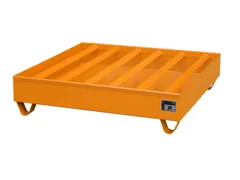 Opvangbak 4x 200l Opvangvol. 230l 285x 1200x 1200mm Profielrooster