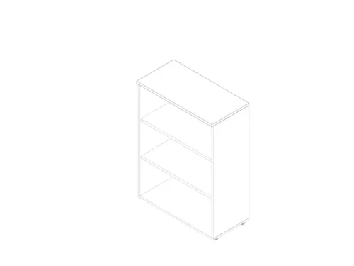 kantoorstelling,HxBxD 1232x900x450mm,2xhouten vloer,3ordnerhoogtes