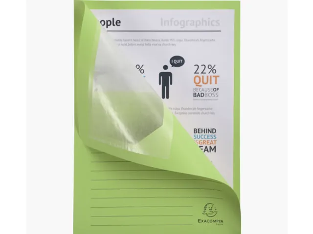 Venstermap Exacompta Forever L-map 120gr karton Lichtgroen