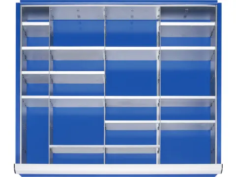 Indelingsset,M. Rasterprofiel,3Lengteverdeler/16Scheidingsplaten