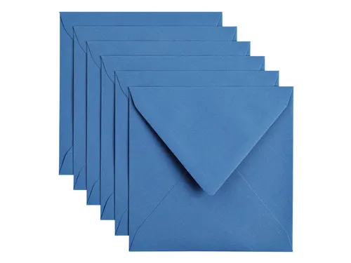 Envelop Papicolor 140x140mm Donkerblauw gegomd