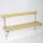 klapbank,HxLxD 780x1200x380mm,houten lijst,frame staal RAL7035