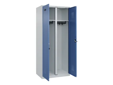 locker voor scheiding van kleding,HxBxD 1850x800x500mm,2vak