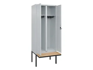 locker voor scheiding van kleding,HxBxD 2120x800x815mm,2vak - 2