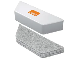 Whiteboardwisser Nobo magnetisch met verwisselbare strip - 4