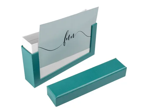 Fotobox walther design Fun 10x15cm 100 foto's petrol groen