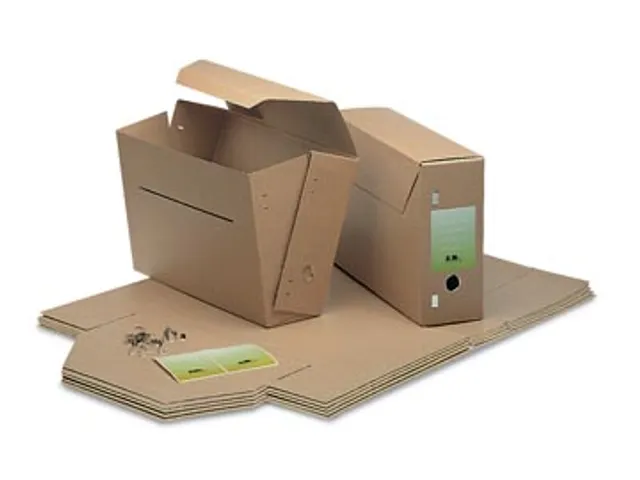 gemeentearchiefdoos communales met JalemaClip 370x260x115mm bruin