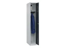 locker,HxBxD 1850x300x500mm,1vak,vak B 300mm,cil.-slot,staand op vloer
