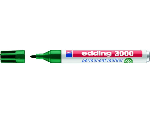 Viltstift edding 3000 rond groen 1.5-3mm