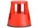 marchepied sur roulettes,plastique,RAL3020,repose-pied Ø 283mm