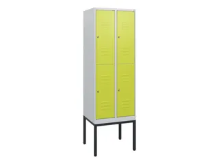 dubbeldekse locker,HxBxD 1950x600x500mm,2x2vak.,vak B 300mm - 1