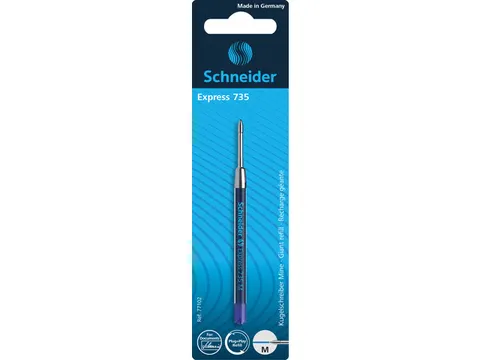 Balpenvulling Schneider Express 735 M op blister blauw