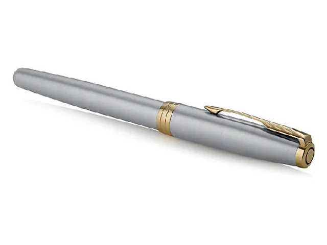 Vulpen Parker Sonnet Stainless steel GT Fijn