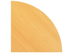 koppelelement voor bureau,90 °,BxD 800x800mm,blad beuken,rond