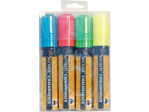 Krijtstift Securit Sma-720 Blok Assorti 7-15mm Blister à 4st