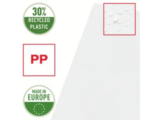 Insteekmap L-model Esselte standaard copy safe PP A4 transparant - 13