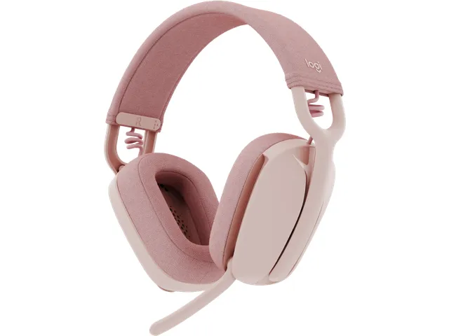 Logitech Zone Vibe Headset Draadloos Hoofdband Bluetooth Roze