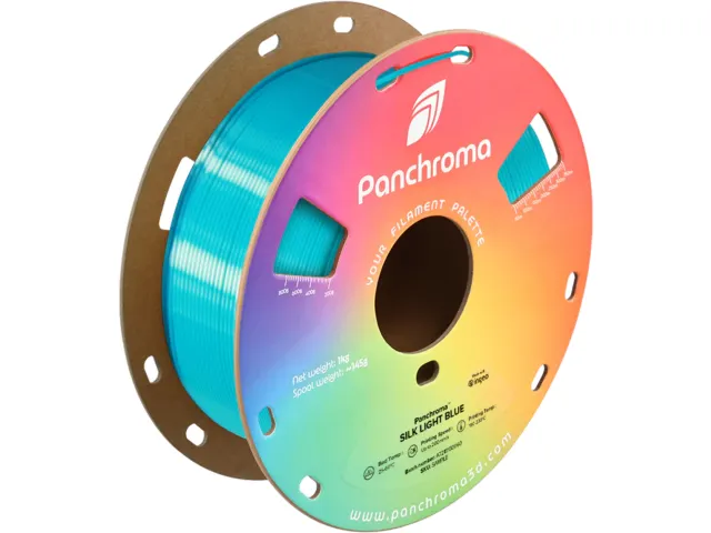 Polymaker 3D printer Filament Panchroma PLA Silk 1,75mm Lichtblauw 1kg