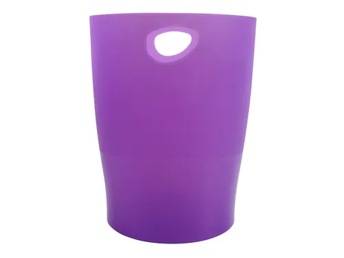 ECOBIN Papiermand 15 L violet transparant