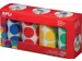 sticker XL cirkel diameter 33mm 4 rollen 4 kleuren
