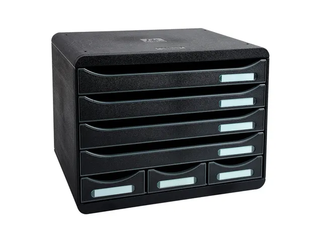 Store-box Mini Ladenblok 7 Laden Zwart