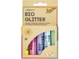 Glitterpoeder Bio Folia Rainbow 7gr 5 kleuren - 2