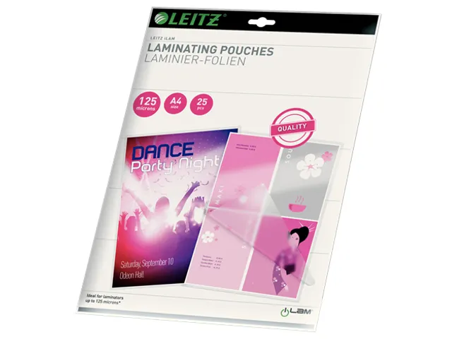 Lamineerhoes Leitz iLAM A4 2x125micron EVA 25 stuks