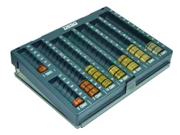 Muntgeldsorteerunit Desq met deksel 235x184x34mm