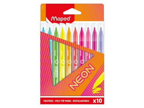 Maped Neon Viltstift set 10 kleuren